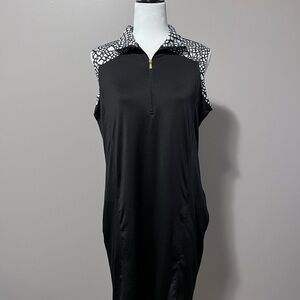 Nancy Lopez Golf DeLux Dri Sleeveless Polo Shirt Dress